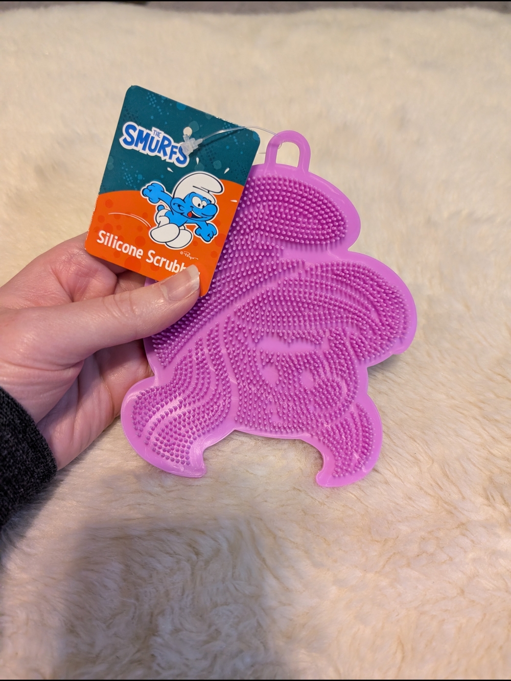 Smurfs Smurfette Silicone Scrubber